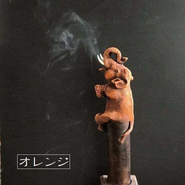 お香立て／煙を吐く象のお香立て／スティック香用 | お香立て